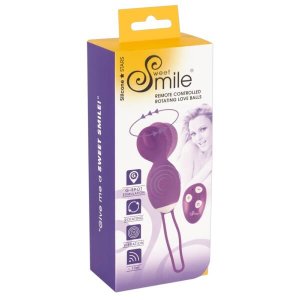 SMILE Love Ball - forgó, rádiós vibrotojás (lila)