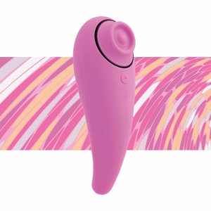 FEELZTOYS Femmegasm - akkus 2in1 csikló vibrátor, csiklóizgató (pink)