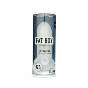 Perfect Fit - Fat Boy Original Ultra Fat - péniszköpeny (15 cm, fehér)
