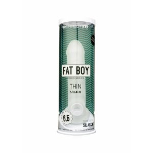 Perfect Fit - Fat Boy Thin - péniszköpeny (17 cm, fehér)