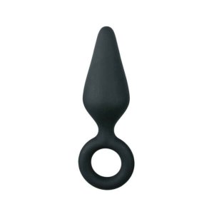 EasyToys Pointy Plug S - anál plug (fekete) - kicsi