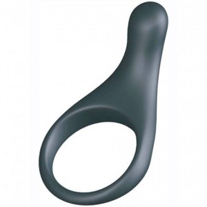 Dorcel Intense Pleasure - rugalmas szilikon péniszgyűrű (szürke)