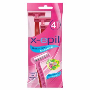 X-Epil - eldobható női borotva szőrtelenítéshez, 2 pengés (4 db)