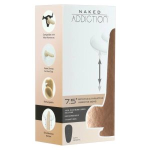 Naked Addiction Thrusting 7,5 - lökő vibrátor (19 cm, testszínű)