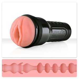 Fleshlight Pink Lady Mini-Lotus - élethű művagina tokban (pink)
