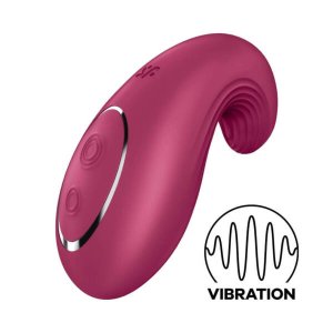 Satisfyer Dipping Delight - akkus csikló vibrátor, csiklóizgató (piros)