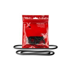 Perfect Fit Slim Wrap - vékony péniszgyűrű szett (fekete, 3 db)