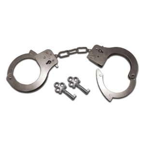 S&M - fém szex bilincs bondage játékhoz (ezüst)