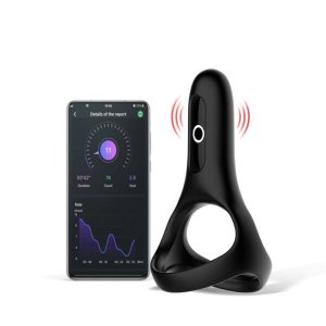 Magic Motion Rise - App-vezérelt vibrációs péniszgyűrű (fekete)
