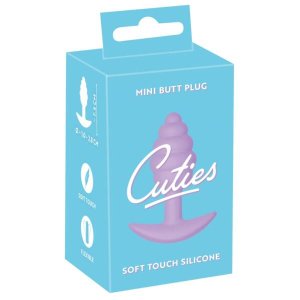 Cuties Mini Butt Plug - szilikon anál plug (lila)