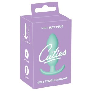 Cuties Mini Butt Plug - szilikon anál plug (zöld)