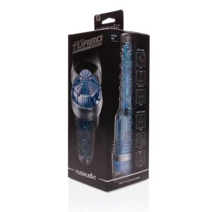 Fleshlight Turbo Core - élethű szívó maszturbátor (kék)