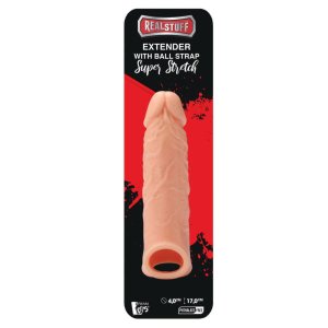 RealStuff Extender 6,5 - péniszköpeny (natúr, 17 cm)