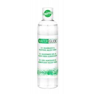 Waterglide 2in1 - aloe verás síkosító és masszázsgél (300 ml)
