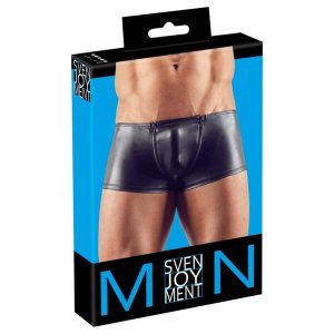Svenjoyment - cipzáras férfi boxer (fekete)