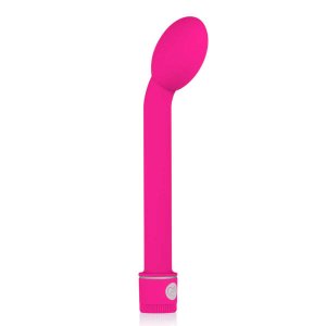 EasyToys Slim - vékony, hajlított fejű G-pont vibrátor (pink)