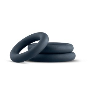 Boners - péniszgyűrű szett - 3 db (szürke)