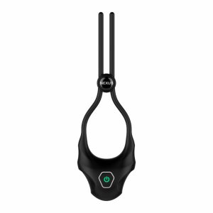 Nexus Forge - állítható vibrációs péniszgyűrű (fekete)