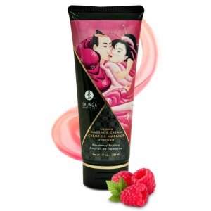 Shunga - masszázs krém - málna (200 ml)