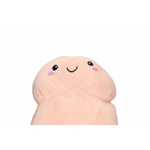 Ölelhető kövér pénisz plüss - 30 cm (testszínű)