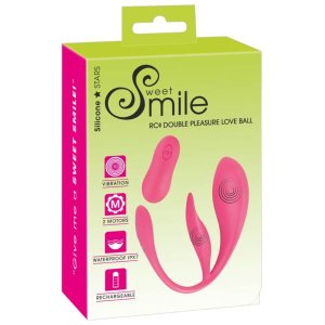 SMILE - hordható akkus, rádiós vibrotojás (pink)