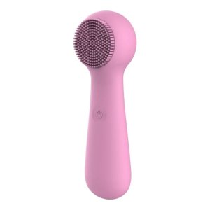 FaceClean - akkus, vízálló arc masszírozó készülék (pink)