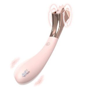 Sex HD - akkus, cseppálló vibrátor ingerkerékkel (pink)