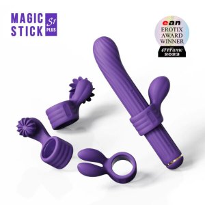 Magic Stick S1 - több funkciós vibrátor (lila)