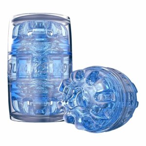 Fleshlight Quickshot Turbo - kétvégű utazó maszturbátor (kék)