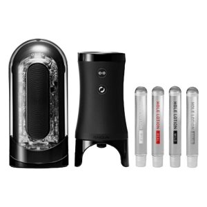 TENGA Flip 0 Electronic - automata maszturbátor férfiaknak (fekete)