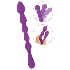 You2Toys - Gömbös, flexibilis anál dildó (viola)