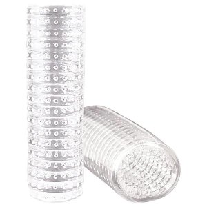 M For Man - stimuláló péniszköpeny és maszturbátor (átlátszó)