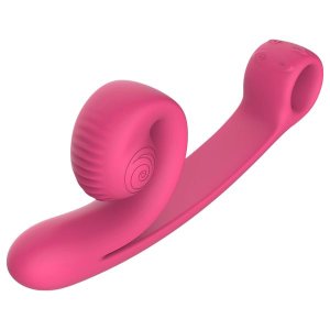 Snail Vibe Curve - 2in1 csikló vibrátor, csiklóizgató (pink)