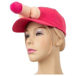 Péniszes baseball sapka, erotikus ajándék (pink)