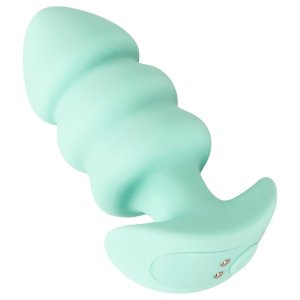 Cuties Mini - gömbös vibrációs anál plug (zöld)