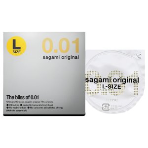 Sagami Original 0,01 L - óvszer - 58 mm (1 db)