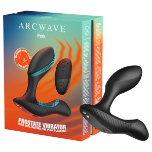 Arcwave Perk - prosztata vibrátor távirányítóval (fekete)