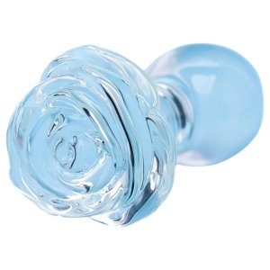 Clarity Utopian Bloom - üveg anál plug (átlátszó)