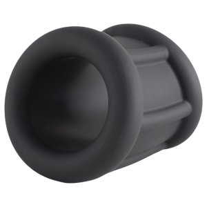 Pulselock Cocktura - fekete bordázott szilikon péniszgyűrű (30 mm)