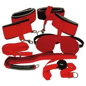 Bad Kitty BDSM szett (piros)