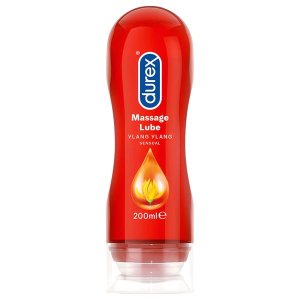 Durex 2in1 masszázsolaj - Ylang Ylang (200 ml)